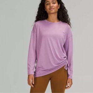 Lululemon Long Sleeve Top with Side Tie
